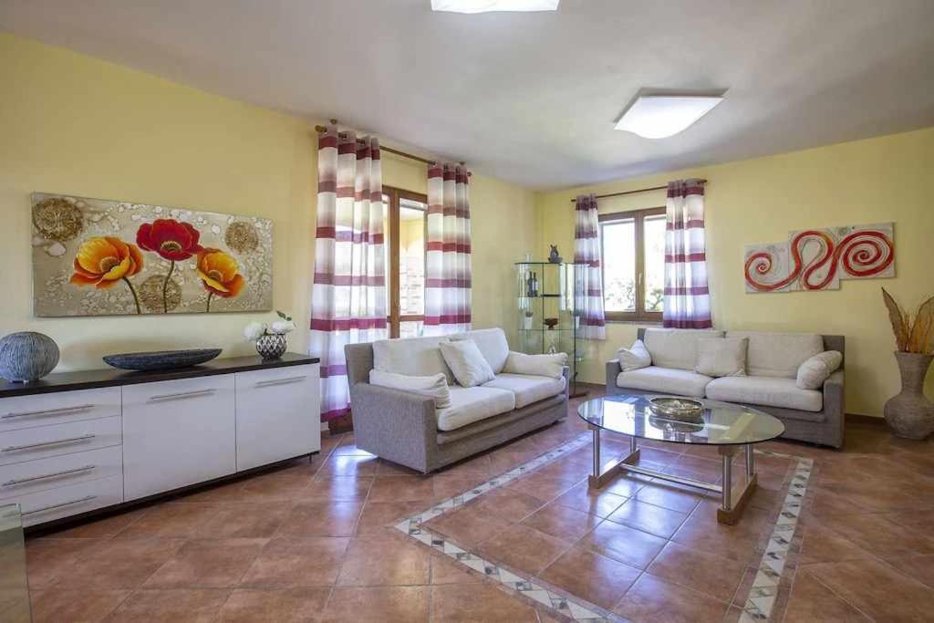 Alghero Villa Mistral Per 7 Persone Terrazza Bbq Ac Wifi מראה חיצוני תמונה