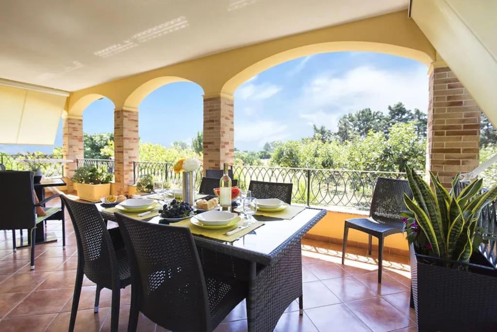Alghero Villa Mistral Per 7 Persone Terrazza Bbq Ac Wifi מראה חיצוני תמונה