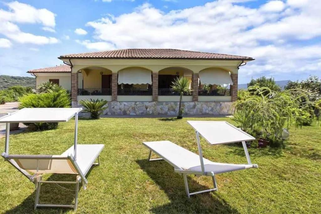 Alghero Villa Mistral Per 7 Persone Terrazza Bbq Ac Wifi מראה חיצוני תמונה