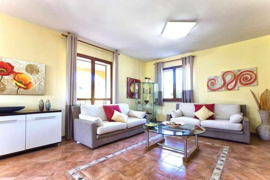 Alghero Villa Mistral Per 7 Persone Terrazza Bbq Ac Wifi מראה חיצוני תמונה