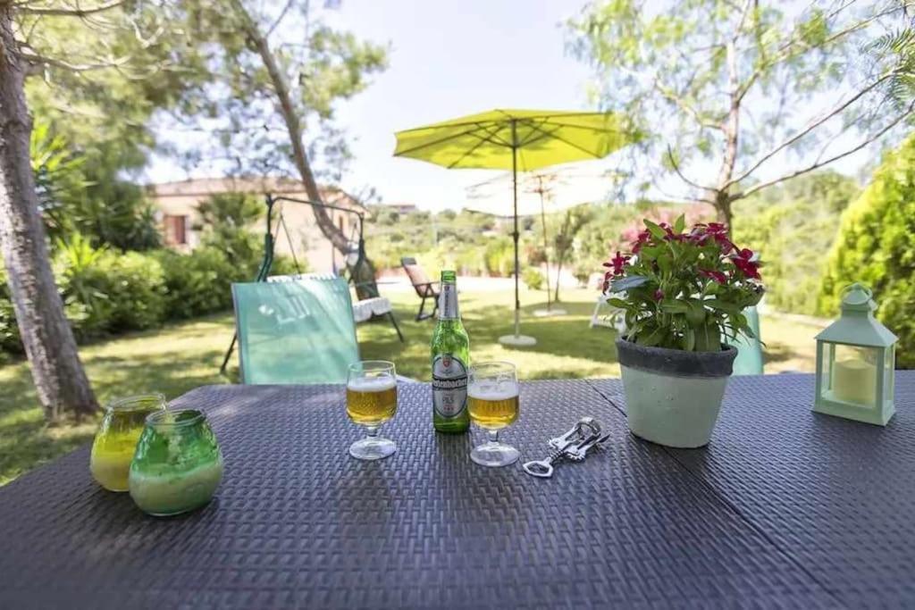 Alghero Villa Mistral Per 7 Persone Terrazza Bbq Ac Wifi מראה חיצוני תמונה
